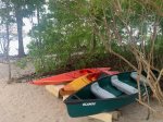 2 Kayaks & Canoe for Guest Use